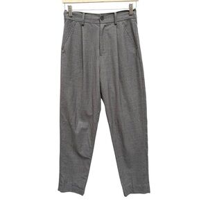 Gentle Herd Pleated High Waist Tapered Leg Wool Blend Trouser Pants Size Small